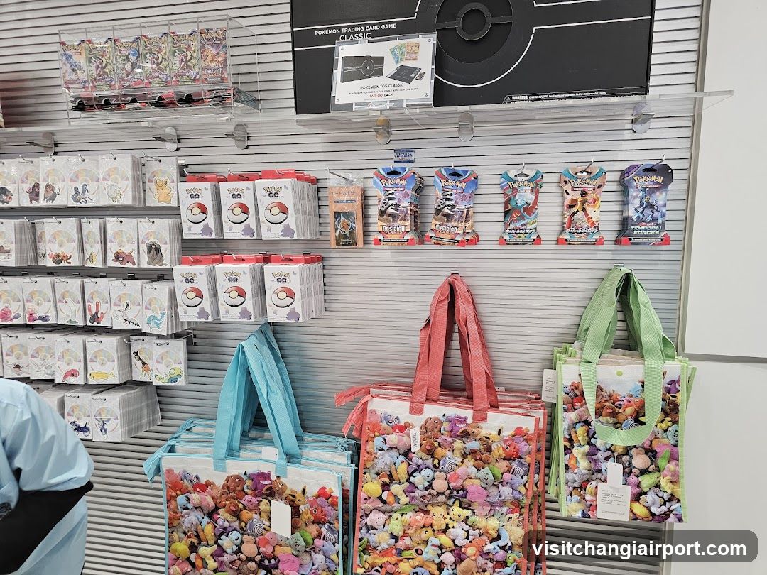 Pokemon merchandise display