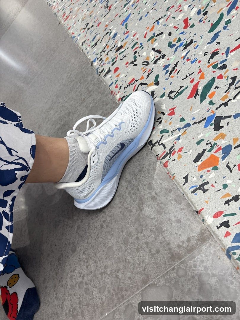 Footwear on Terrazzo Floor
