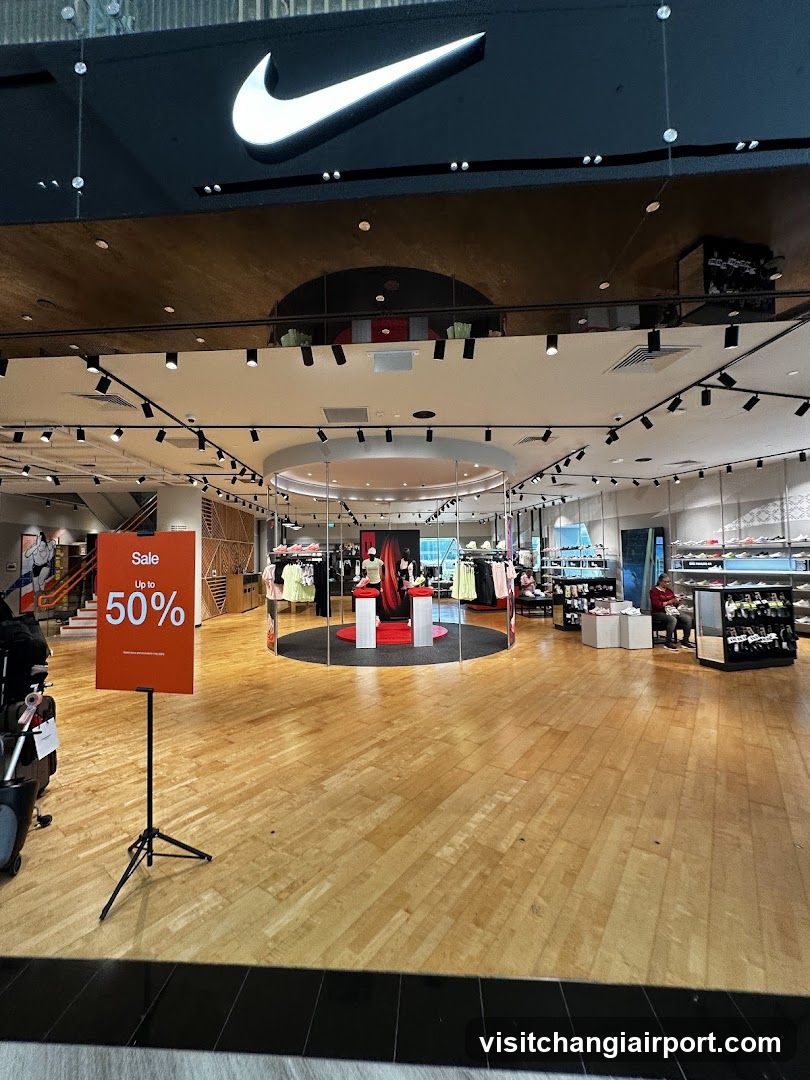 Nike Store Interior Sale Display