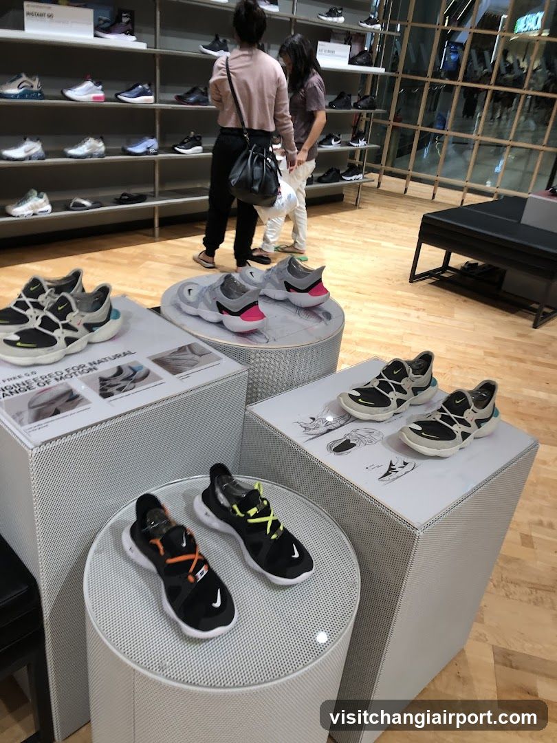 Shoe Store Interior Display