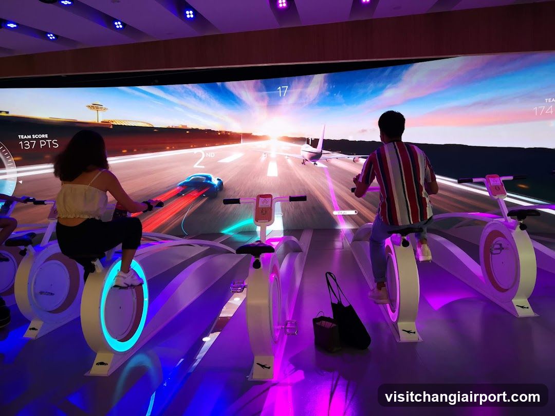 Interactive Fitness Experience with VR Simulation
