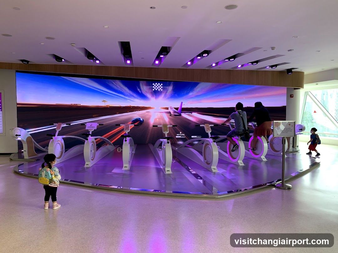 Interactive Fitness Experience at Museum or Exhibition Center