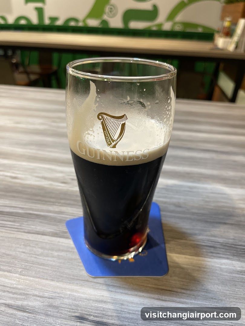 Guinness Pint on Table