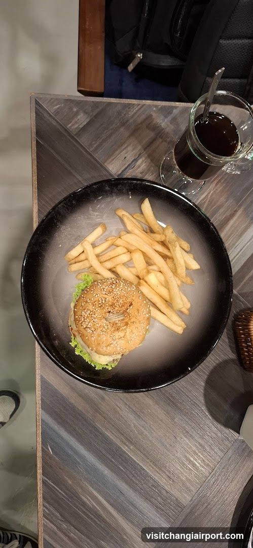 Burger and Fries Meal