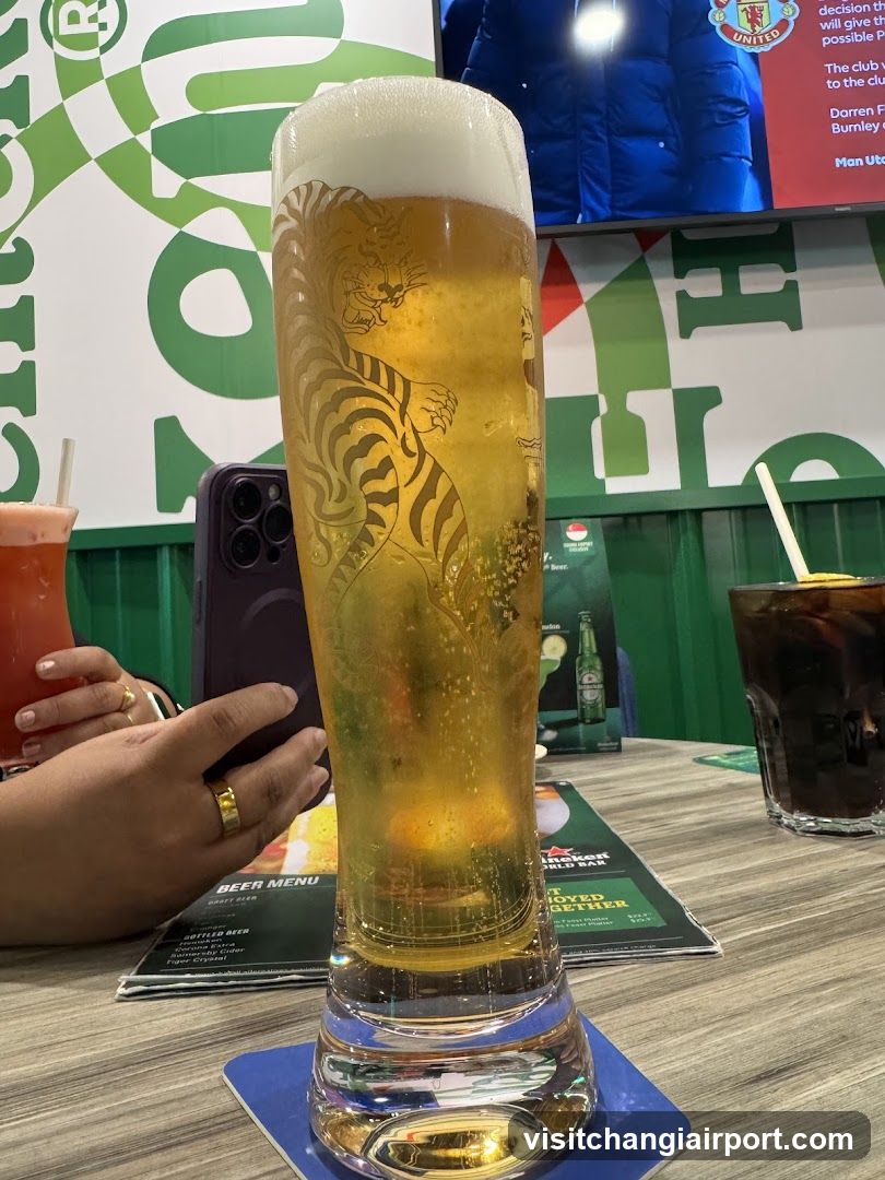 Beer and Drinks at Bar