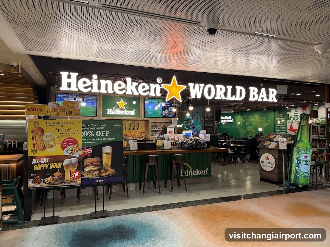 Heineken World Bar Interior View