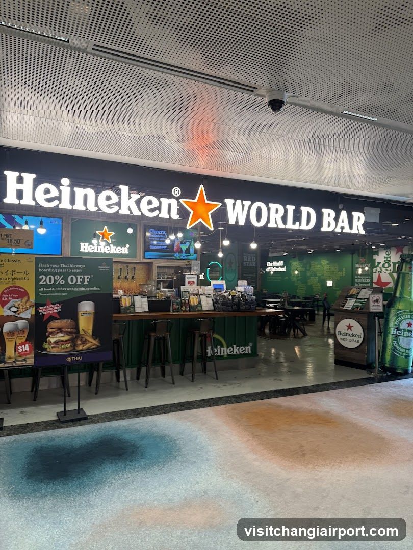 Heineken World Bar Interior View