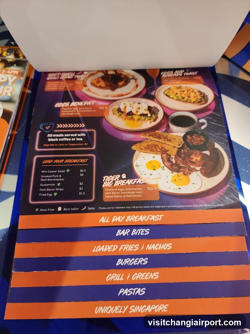 Breakfast Menu Page