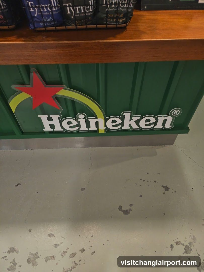 Heineken branded counter display