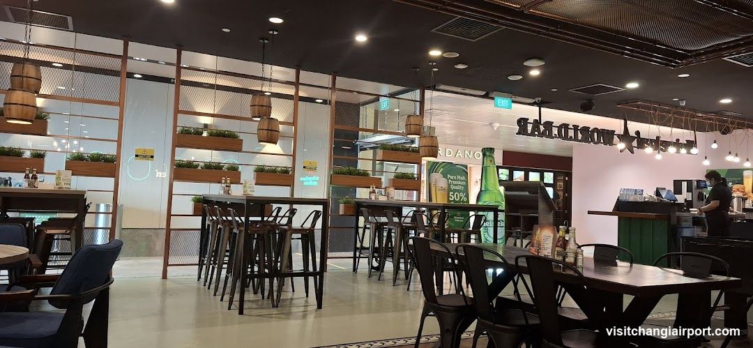 Restaurant Interior with Bar Area