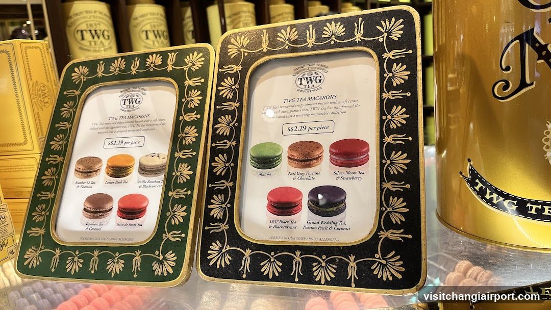 TWG Tea Macarons Display