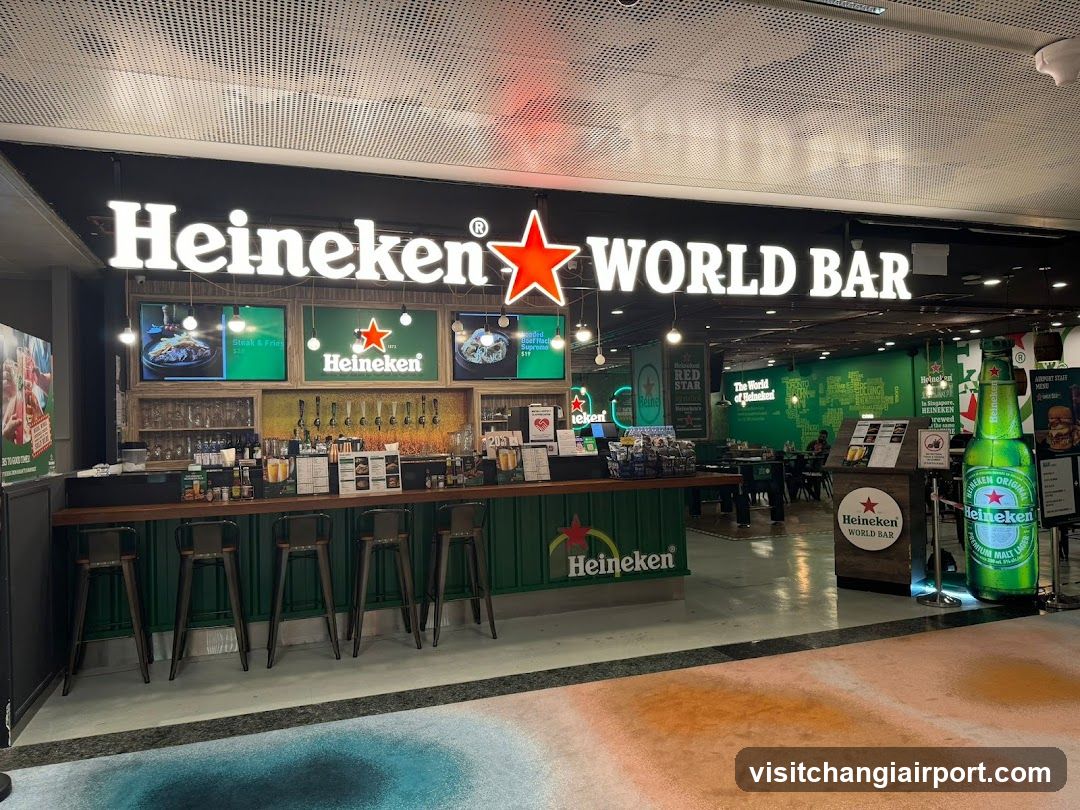 Heineken World Bar Interior View