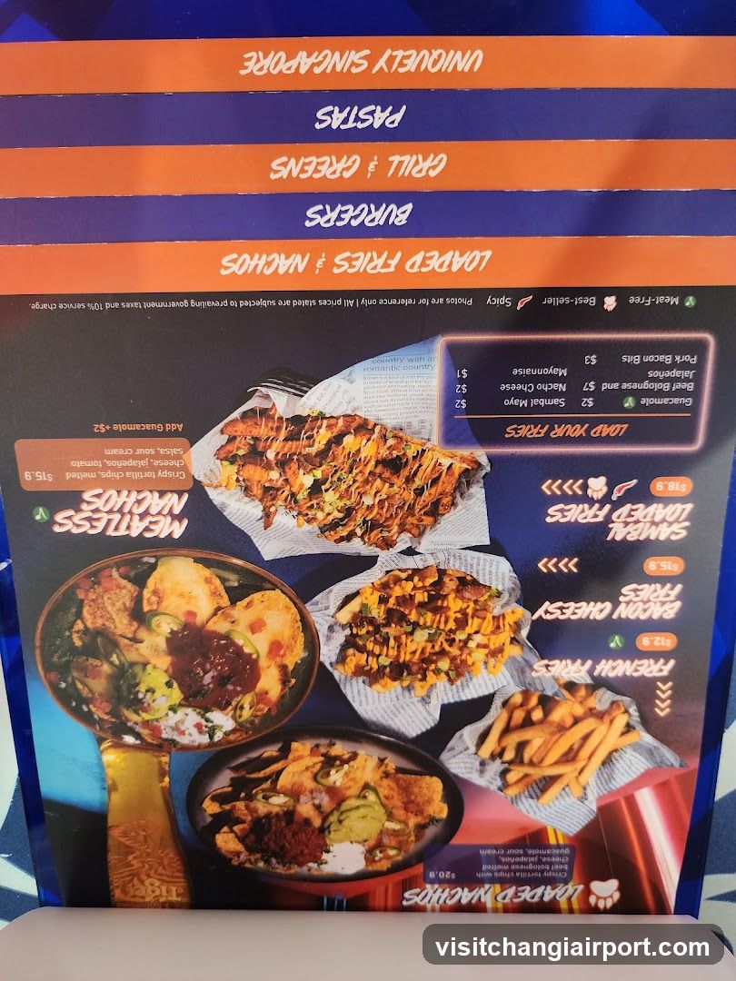 Loaded Fries & Nachos Menu Board