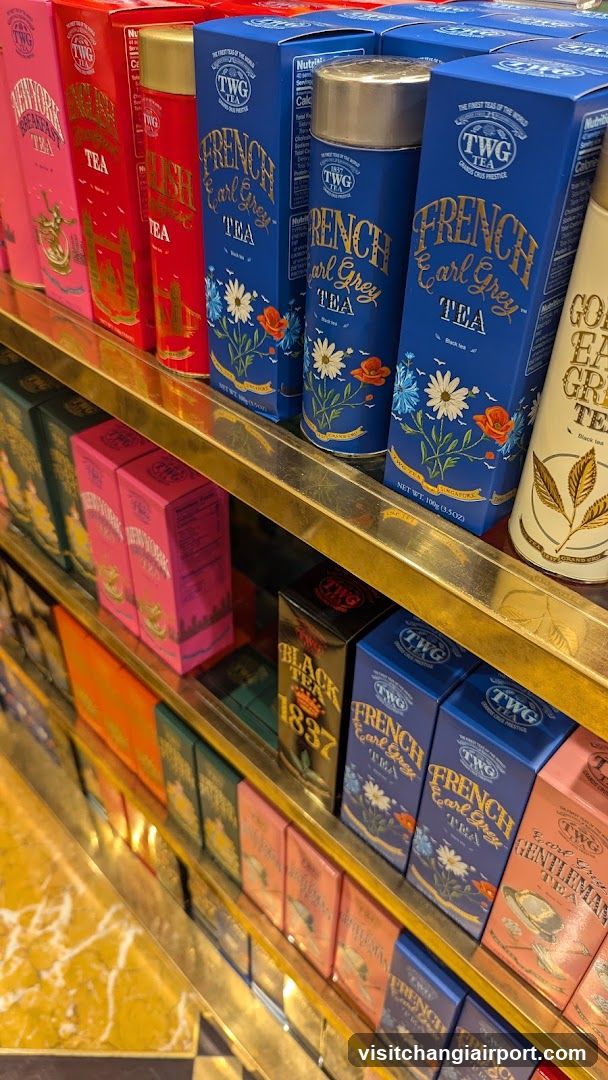 TWG Tea Display Shelf