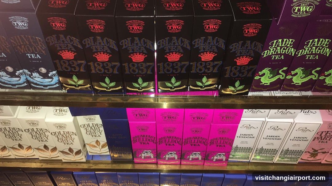 TWG Tea Display Shelf