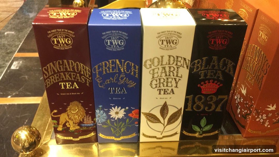 TWG Tea Boxes Display