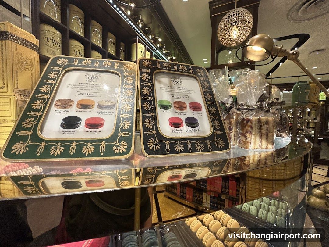 TW Tea Macarons Display