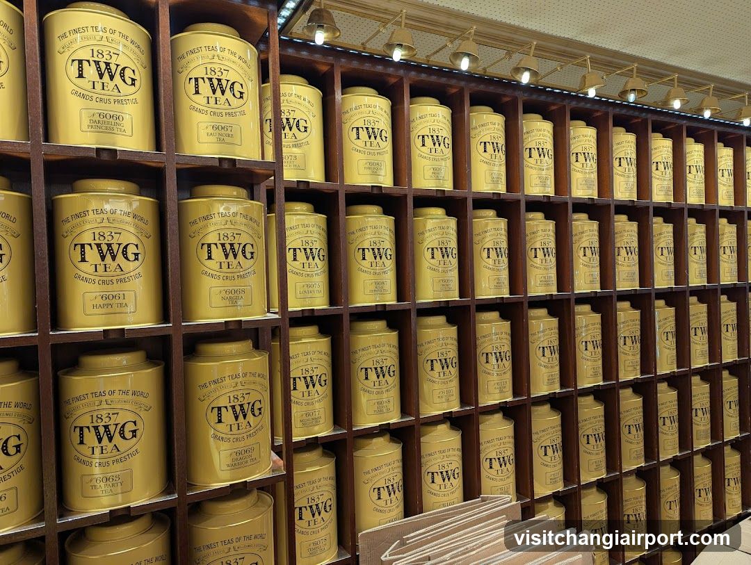TWG Tea Display Shelves