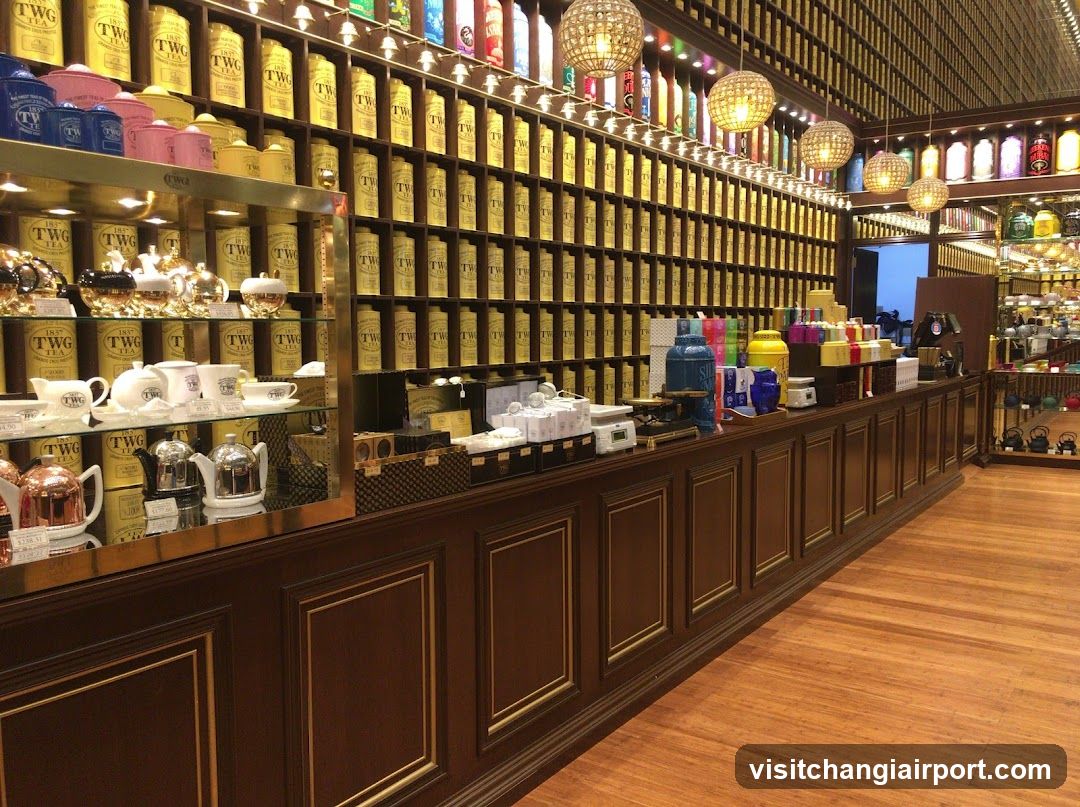 Tea Shop Interior Display