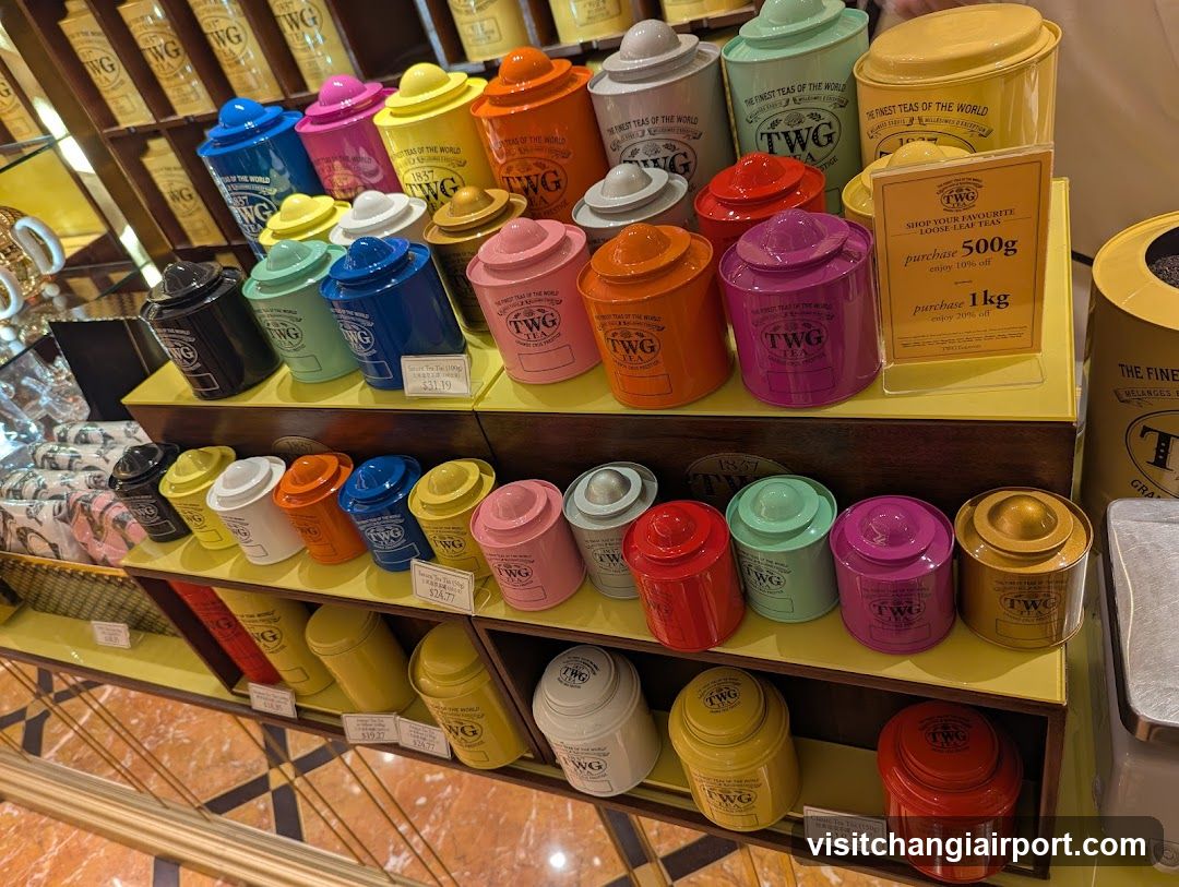 TWG Tea Display