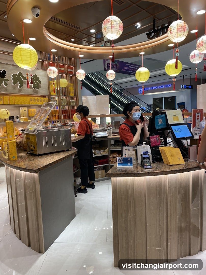 Interior of a Chinese-style food shop