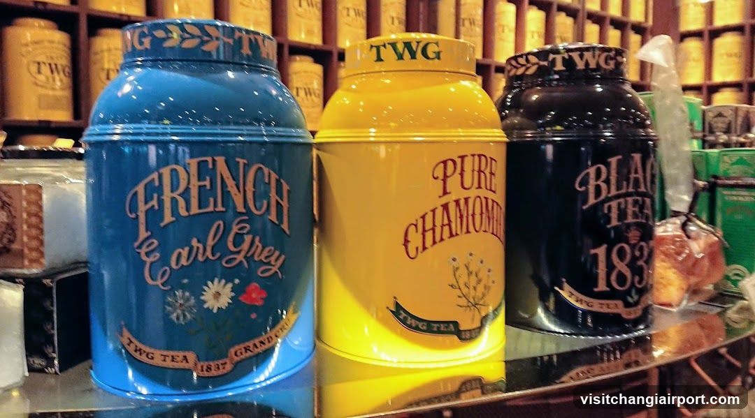 TWG Tea Cans Display
