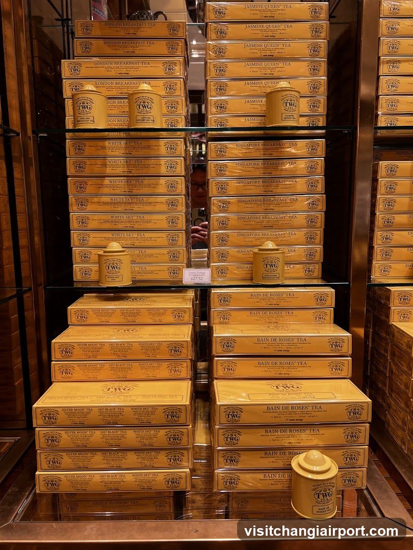 TWG Tea Display Shelf