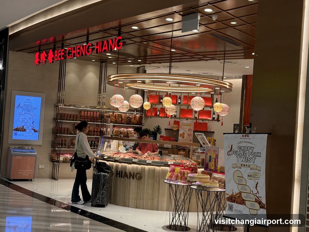 Bee Cheng Hiang Storefront Interior View