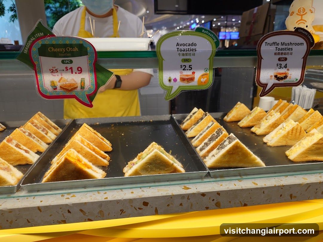 Toasted Sandwich Display