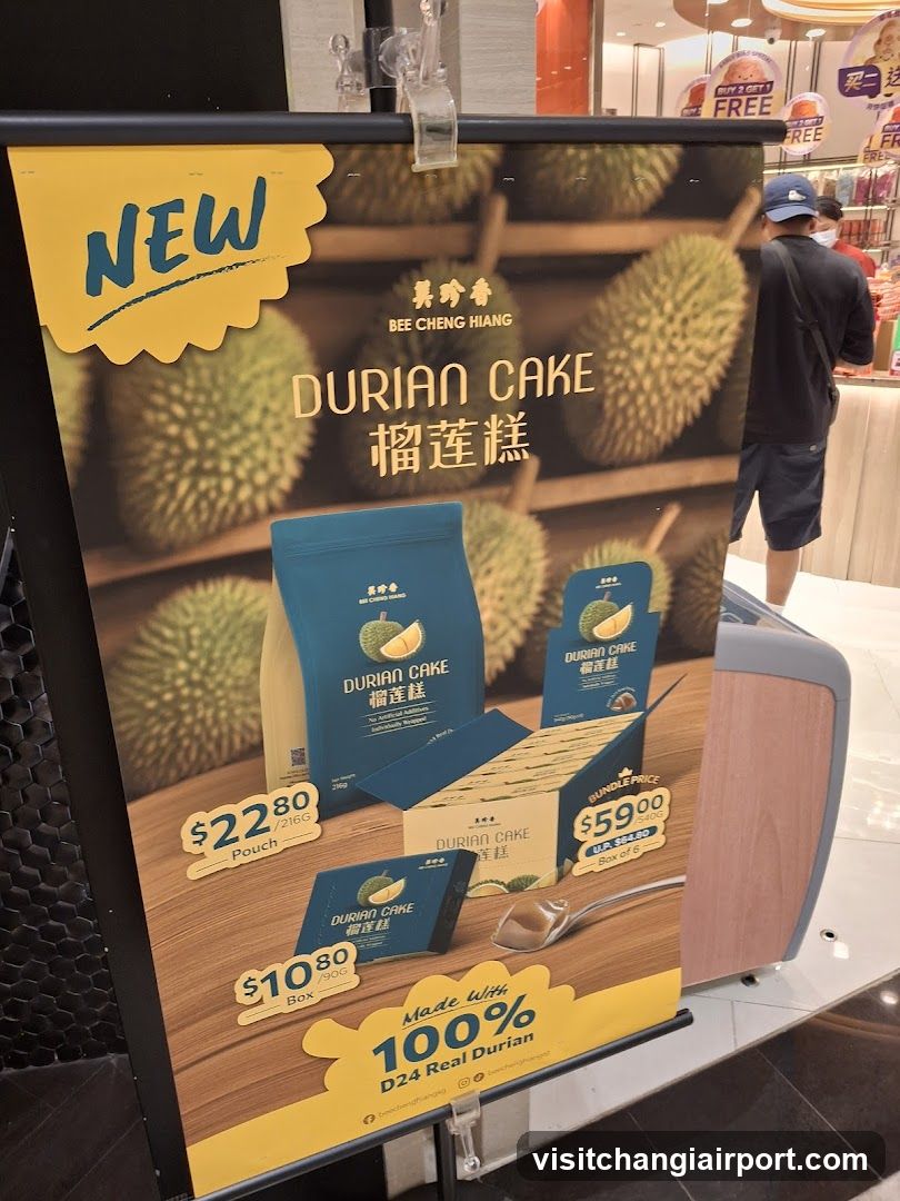 Durian Cake Advertisement