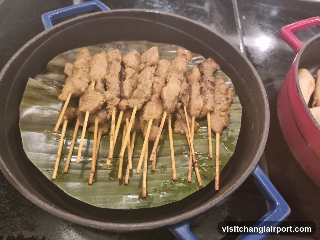 Sambal Goreng with Satay Skewers
