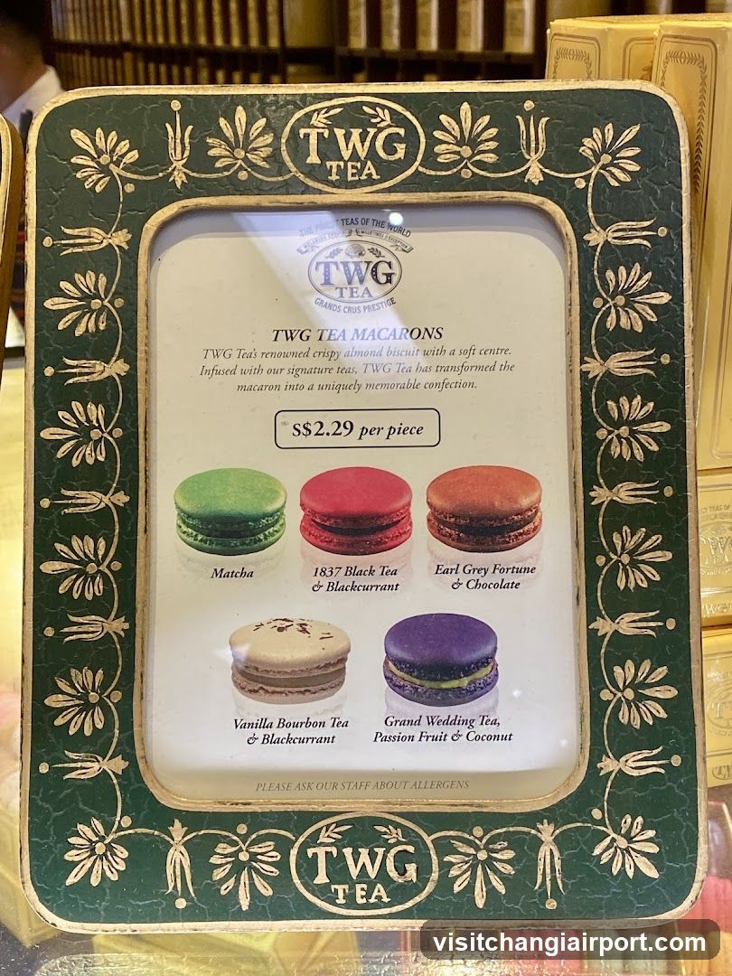 TWG Tea Macarons Display
