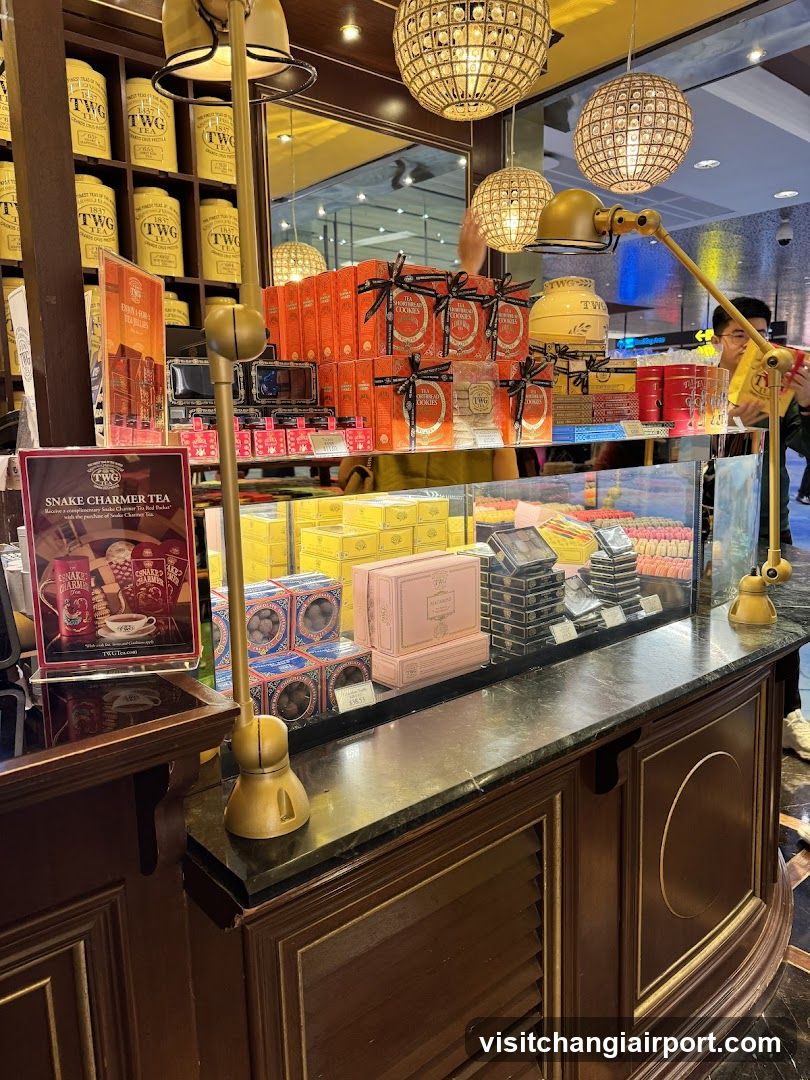 TWG Tea Counter Display
