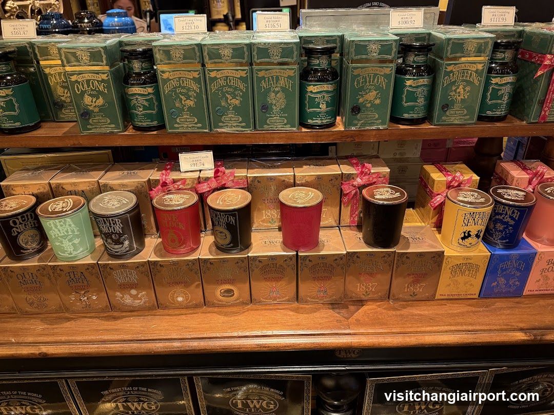 TWG Tea Display Shelf