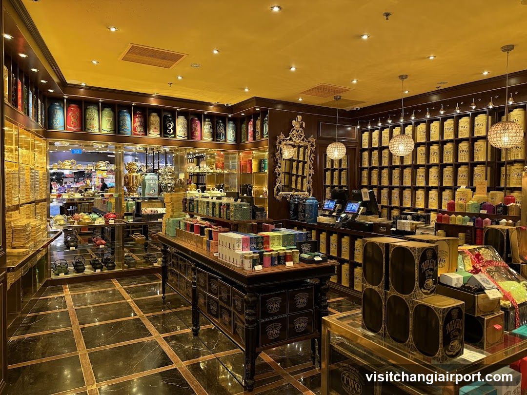 Interior of a traditional tea shop