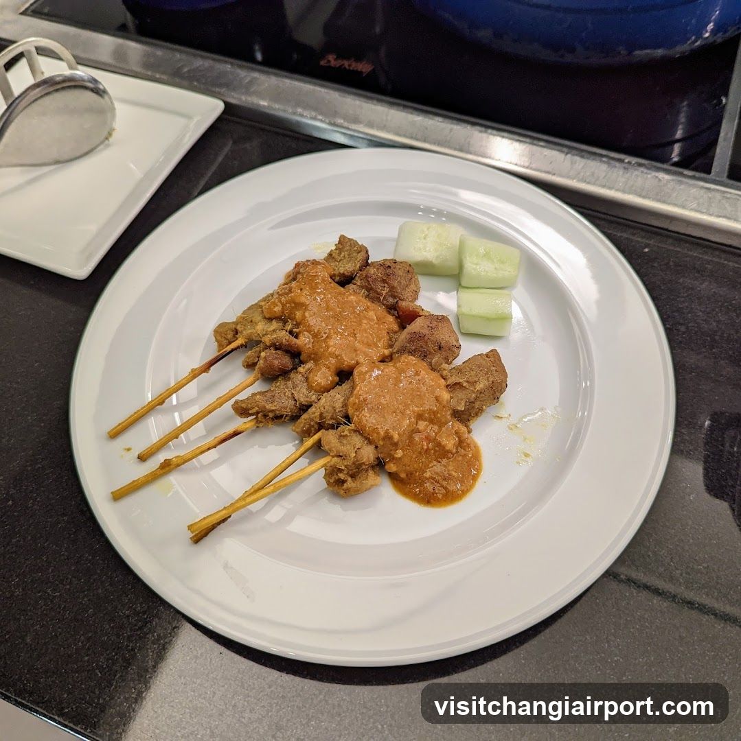 Sate with Cucumber