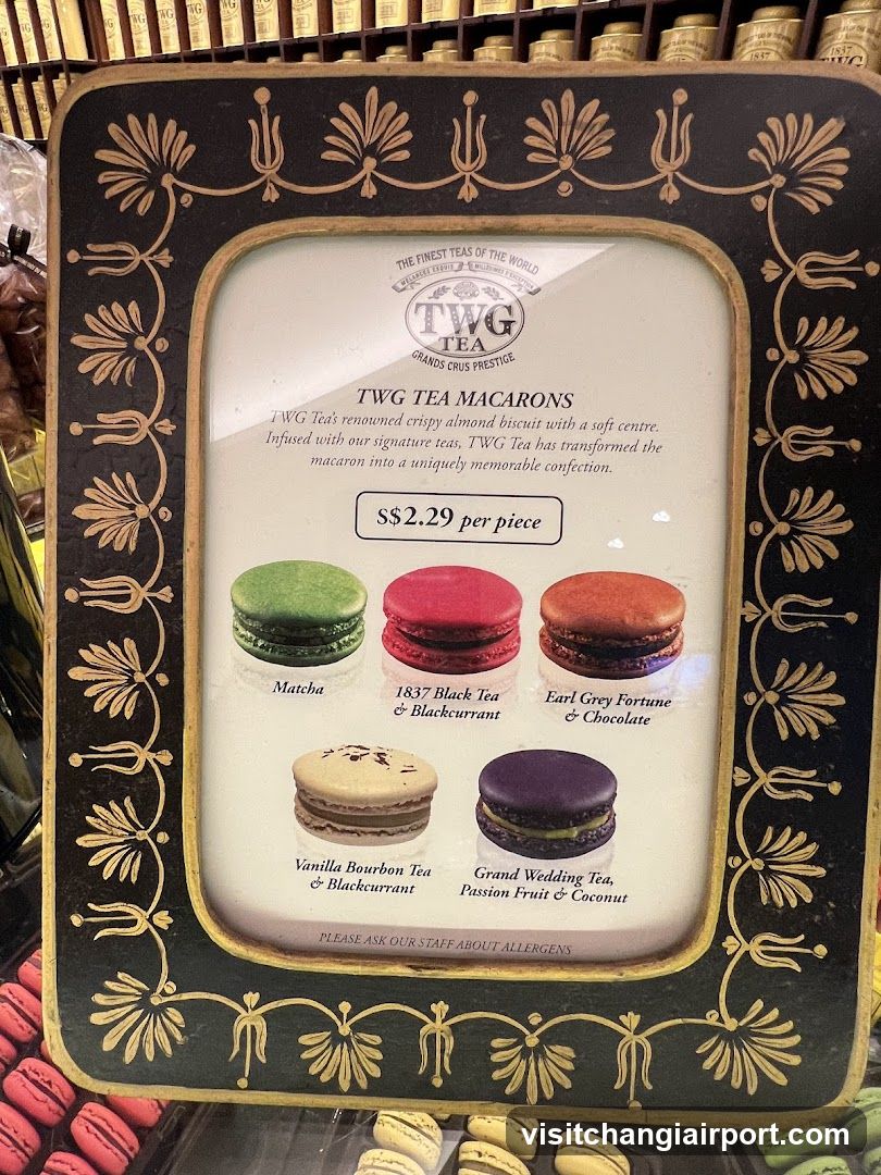 TWG Tea Macarons Display