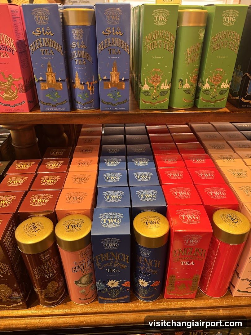 TWG Tea Display Shelf