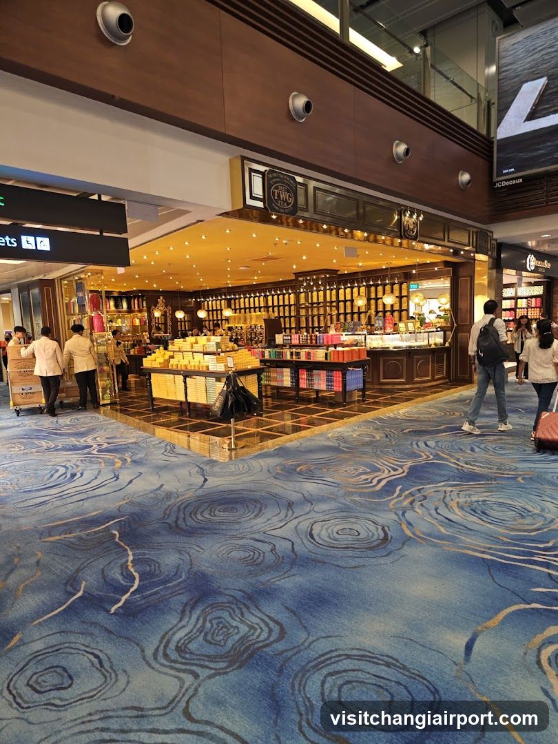 Airport Duty Free Shop Interior