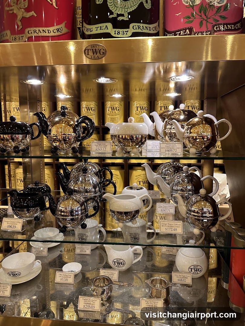 TWG Tea Display Shelf