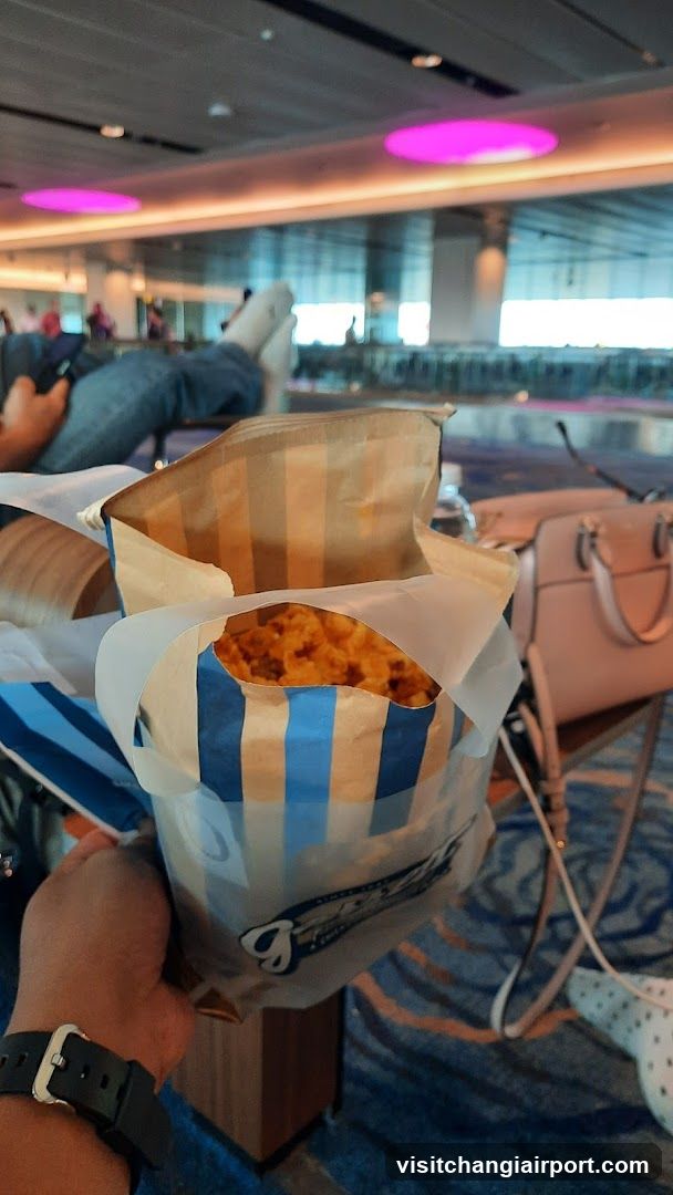 Snack in Airport Lounge