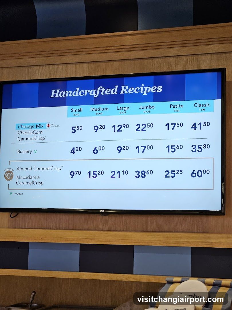 Handcrafted Recipes Price List