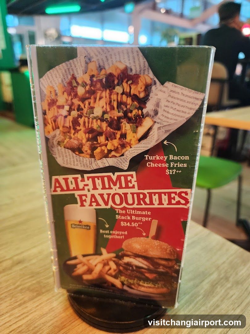 All-Time Favourites Menu Stand