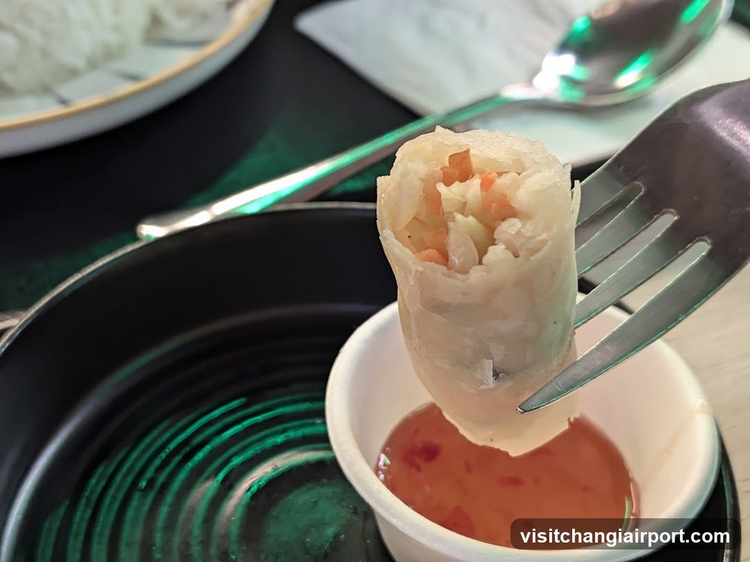 Spring Roll with Dip