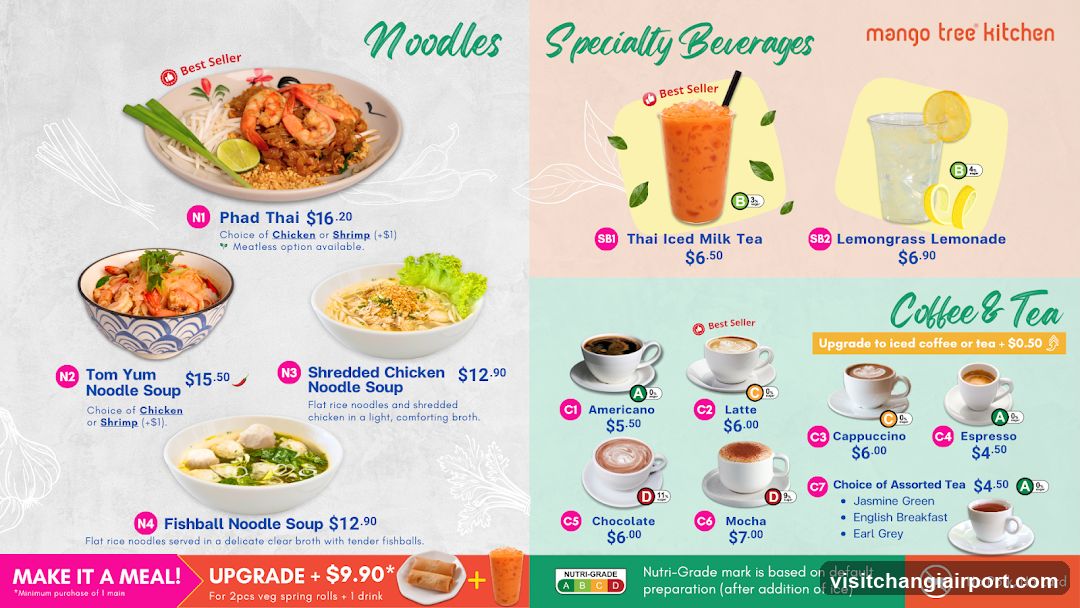 Mango Tree Kitchen Menu