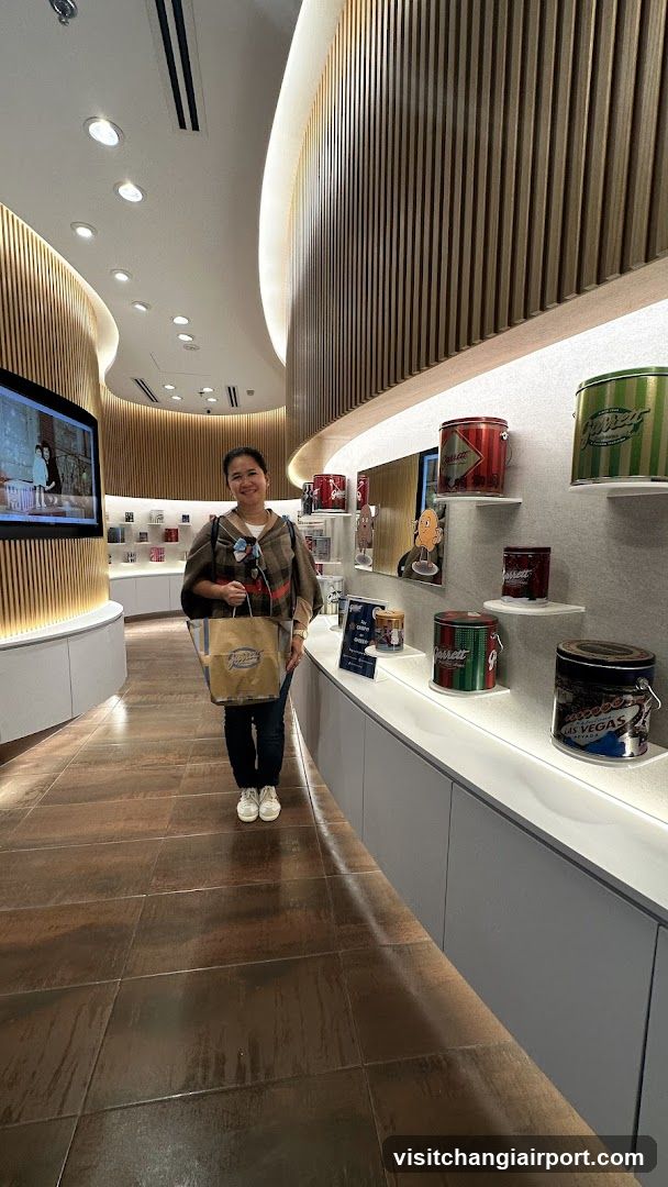 Interior of a modern retail space with product display