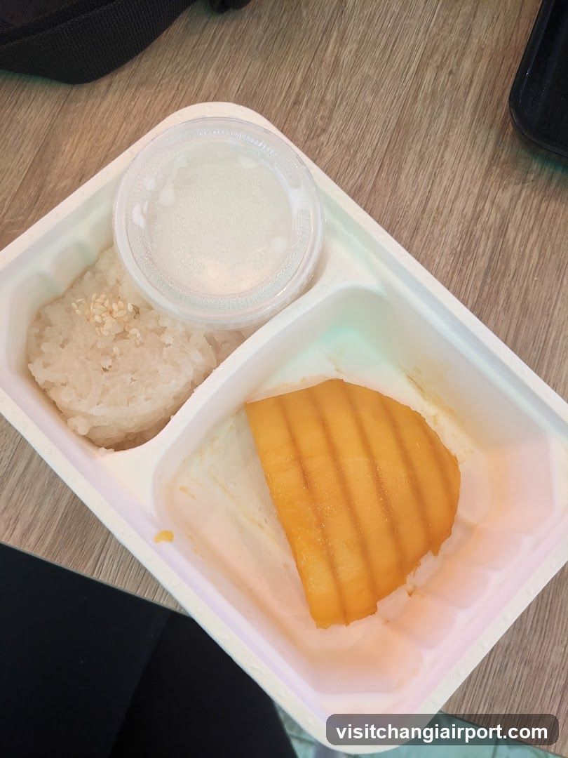 Food Container with Mango and Rice