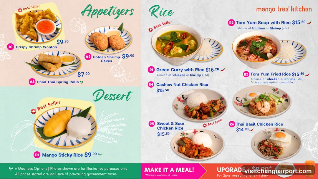 Mango Tree Kitchen Menu