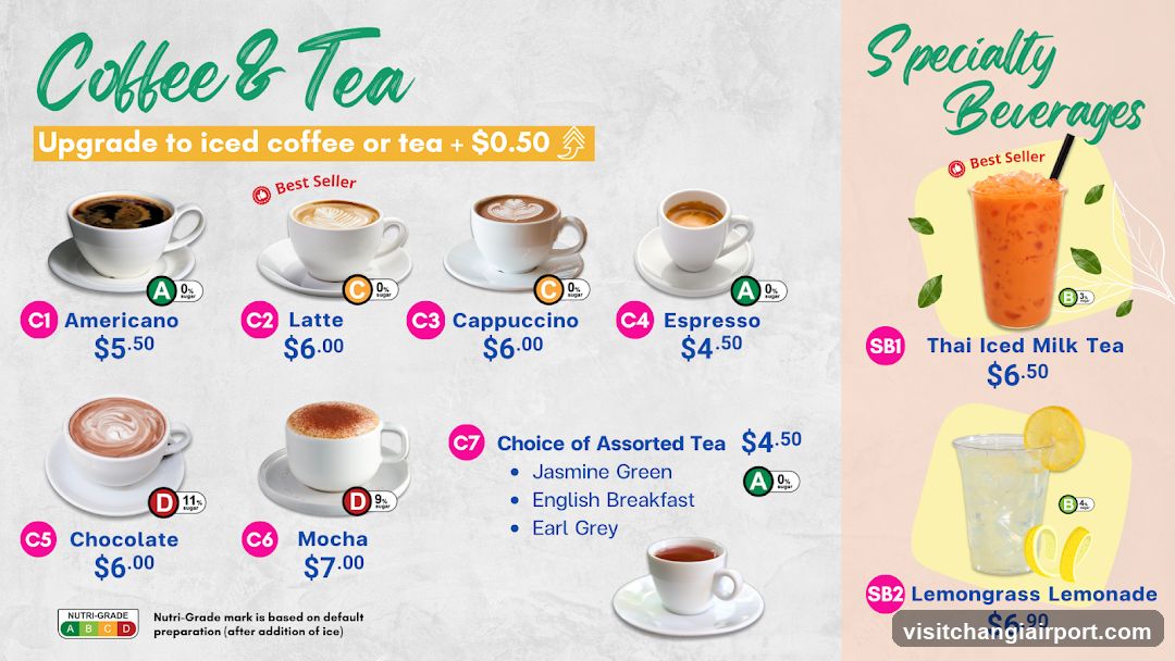 Coffee & Tea Menu