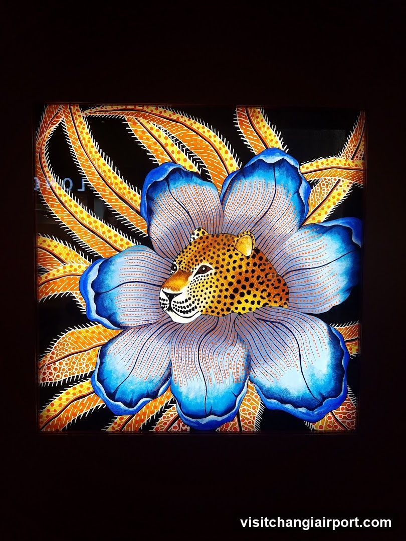Leopard in a Flower